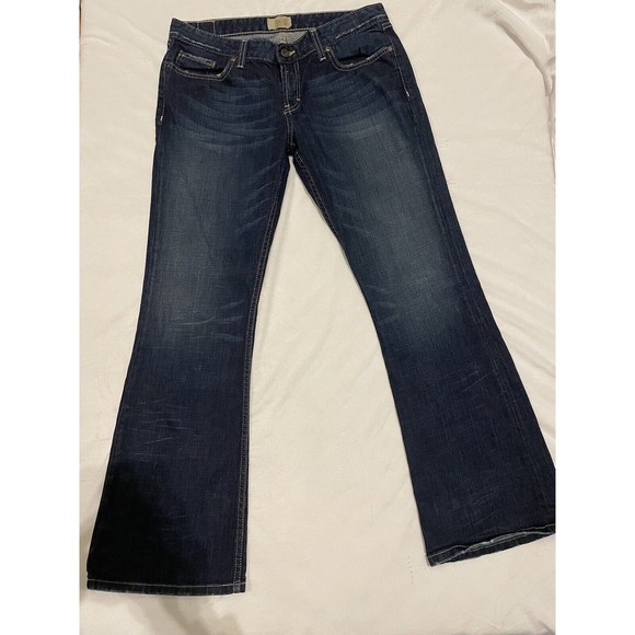 Buckle BKE Jeans Blue Sabrina Bootcut Stretch Dark Wash Sz 32 - Picture 1 of 6